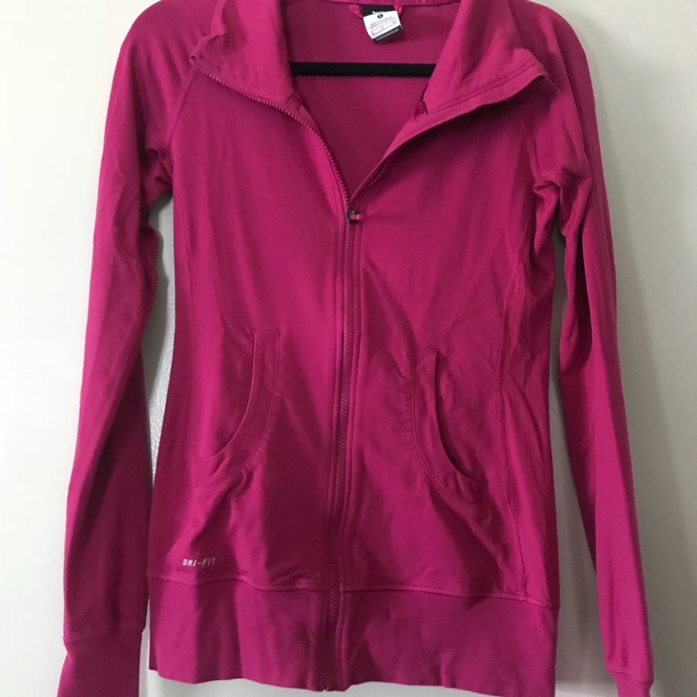 Nike dri-fit Fitted Zip Up Top